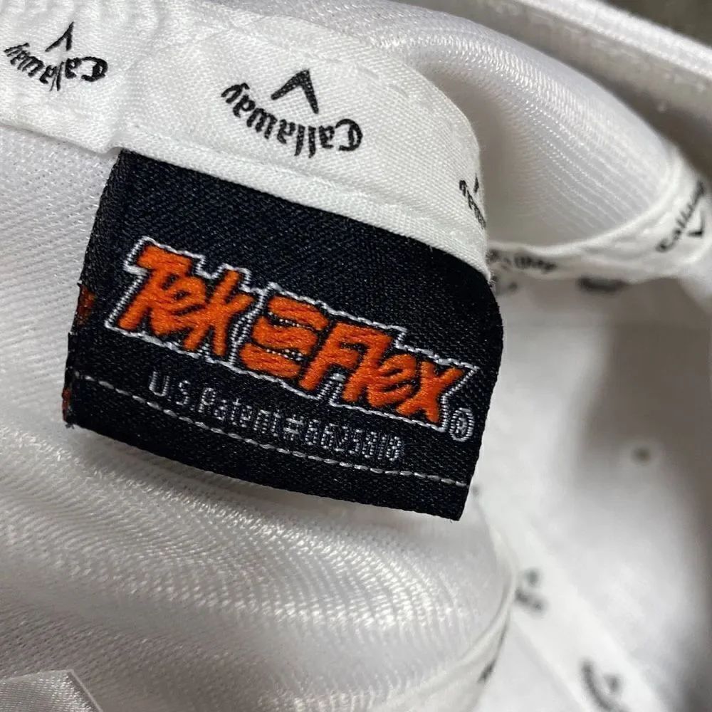 Tex Flex Callaway White Golf Cap - Picture 8 of 9